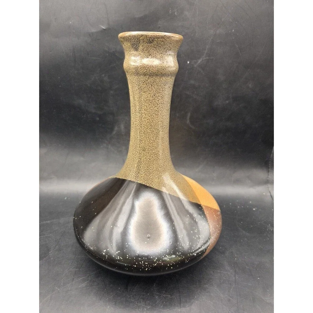 Robert Maxwell Pottery Craft USA MCM Midcentury Modern Decanter Vase No Cork